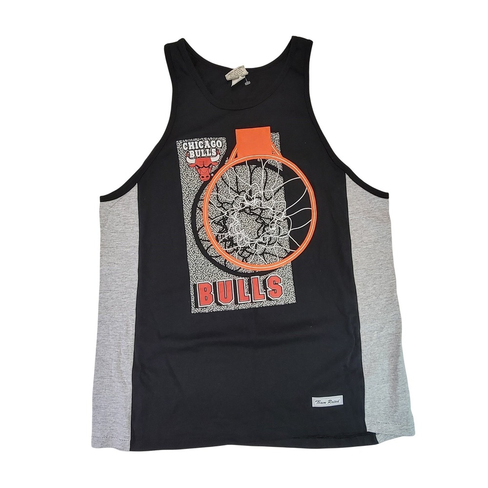 Chicago Bulls Basketball Tank Top Men XL‎ Team Rated Graphic Jersey